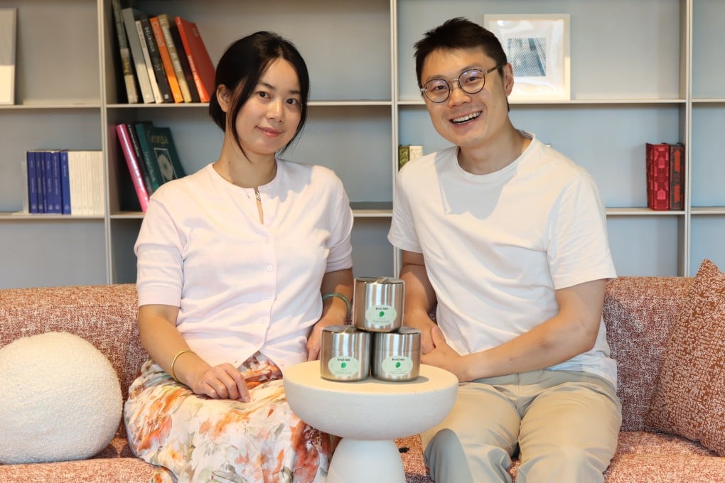 Hongkongers Joyce Ding and Raphael Chow are the co-founders of London-based Brut Tea, a fine loose leaf tea company whose sales of Chinese matcha have eclipsed those of its original loose leaf teas. Photo: Brut Tea