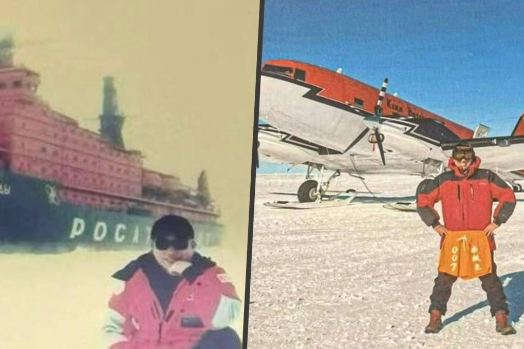 After spending 10 million yuan (US$1.5 million) over 33 years, this man from Zhejiang has visited 233 countries and regions, inspiring countless people. Photo: SCMP composite/yzwb.net