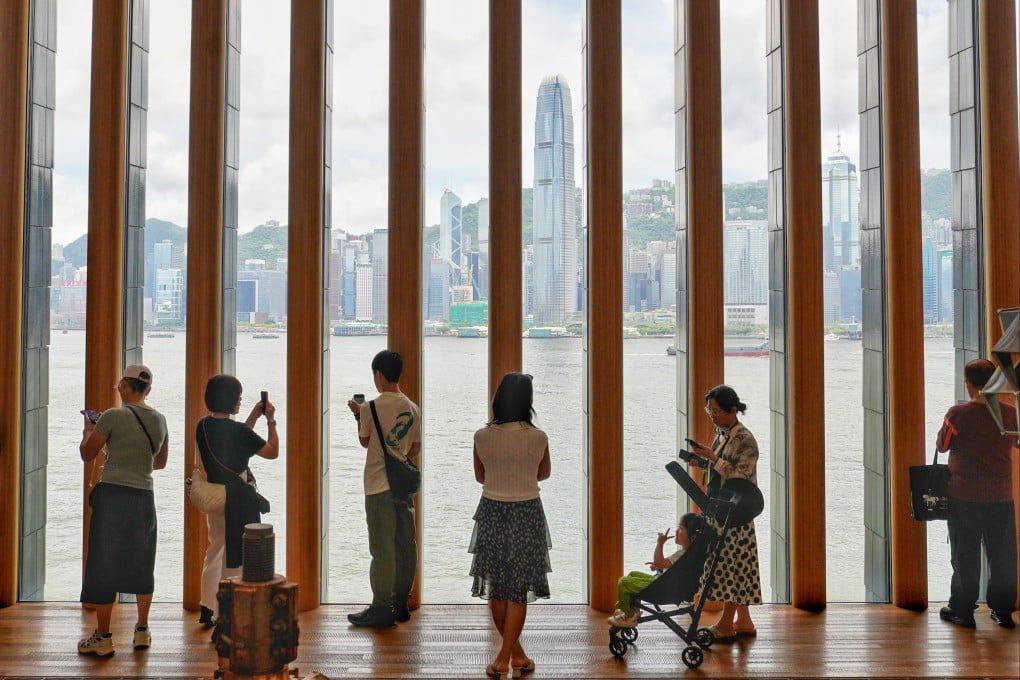Visitors to the M+ museum on July 1. Both M+ and the Hong Kong Museum of Art have held group shows of Hong Kong art but these do not go deep enough to allow for a proper appreciation of each artist’s practice. Photo: Elson Li