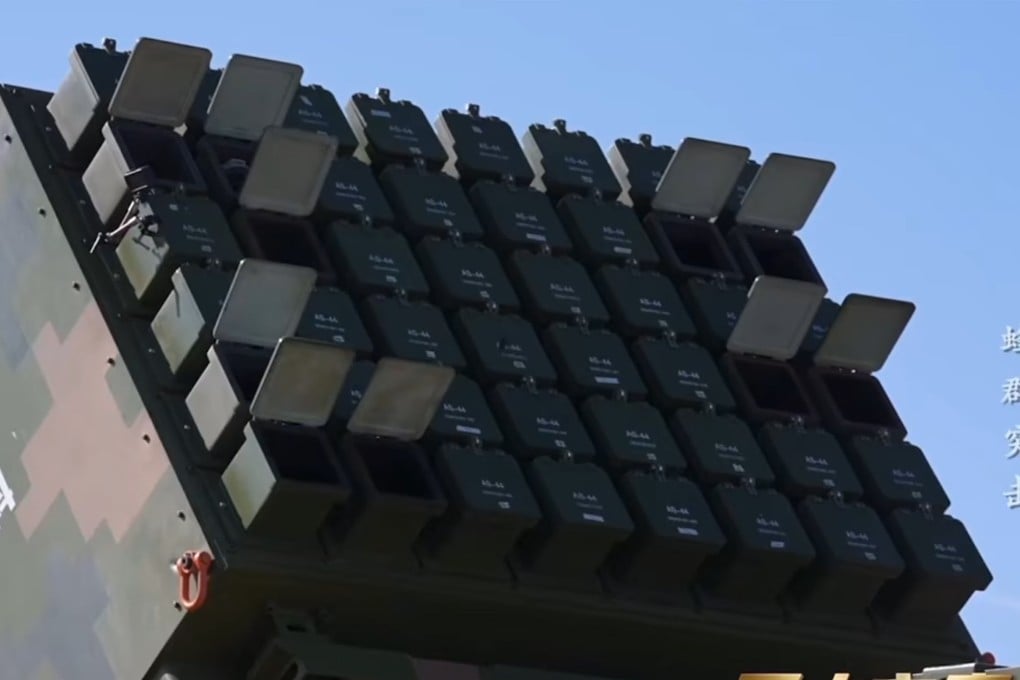 CETC says drone-swarm technology is an intelligent, distributed combat system. Photo: CCTV