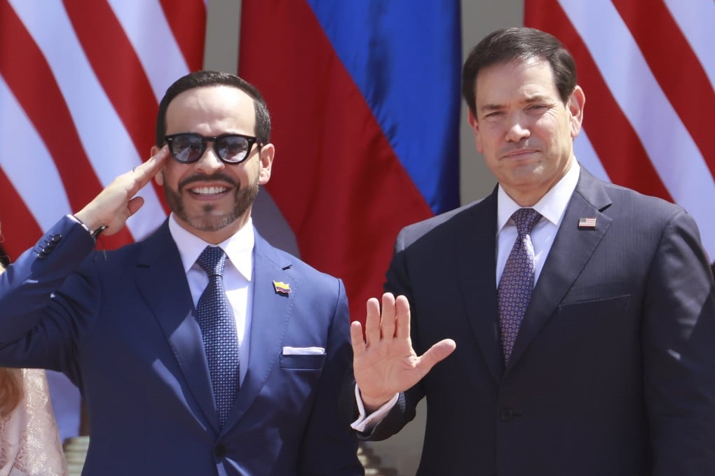 Colombian President Abelardo de la Espriella and US Secretary of State Marco Rubio in Barranquilla, Colombia, on Tuesday. Colombia is the first stop on Rubio’s three-nation South American trip that will also include Ecuador and Peru. Photo: EPA