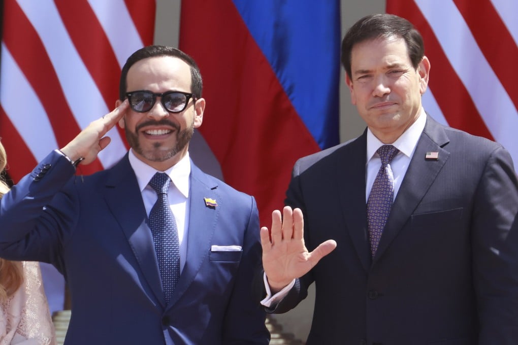 Colombian President Abelardo de la Espriella and US Secretary of State Marco Rubio in Barranquilla, Colombia, on Tuesday. Colombia is the first stop on Rubio’s three-nation South American trip that will also include Ecuador and Peru. Photo: EPA