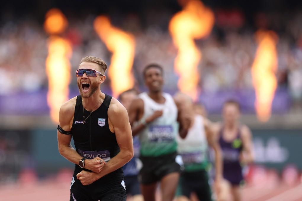 Josh Kerr attracted a capacity 60,000 crowd to London Stadium to roar him to the world mile record during a Diamond League meet. Photo: Getty Images