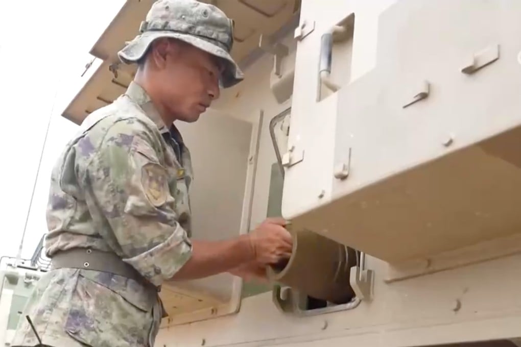 The 71st Group Army of the People’s Liberation Army in recent months has been equipped with a batch of PLZ-05 155mm self-propelled howitzers. Photo: CCTV