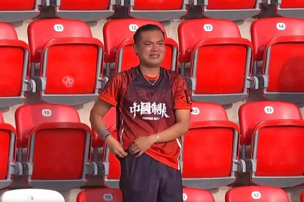 Li Zijian was the sole Chinese fan in attendance to watch China start their 2026 U20 Women’s World Cup with an emphatic 5-0 victory over New Caledonia in Poland. Photo: handout