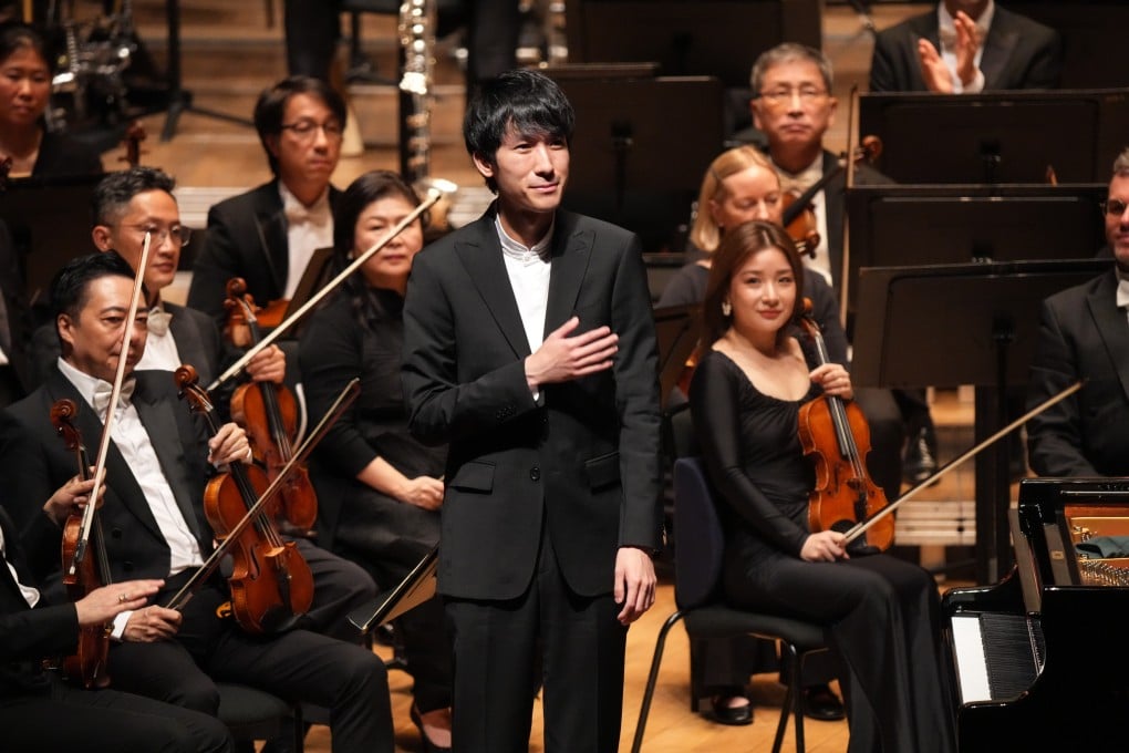 International Chopin Competition Gold Medallist Eric Lu is pictured during his debut with the Hong Kong Philharmonic Orchestra, “Chengdu Pre-Tour Concert: Eric Lu Plays Chopin”, conducted by Lio Kuokman, on September 9, 2026. Lu played Chopin’s Concerto No. 1 in E minor. Photo: Desmond Chan/HK Phil
