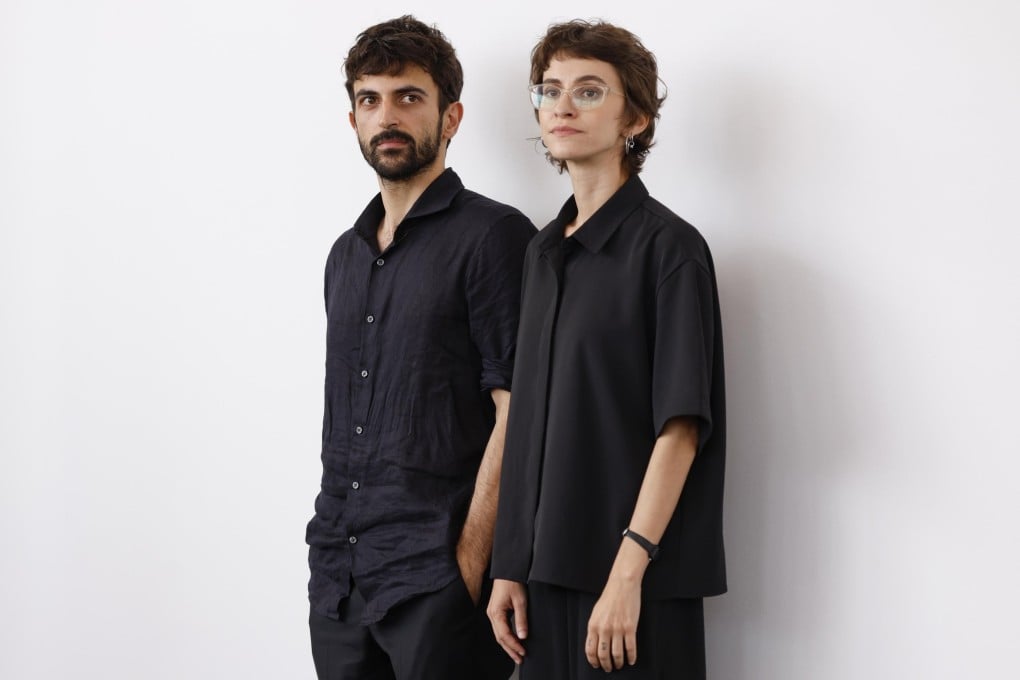 Israeli directors Yuval Abraham and Rachel Szor. Photo: EPA