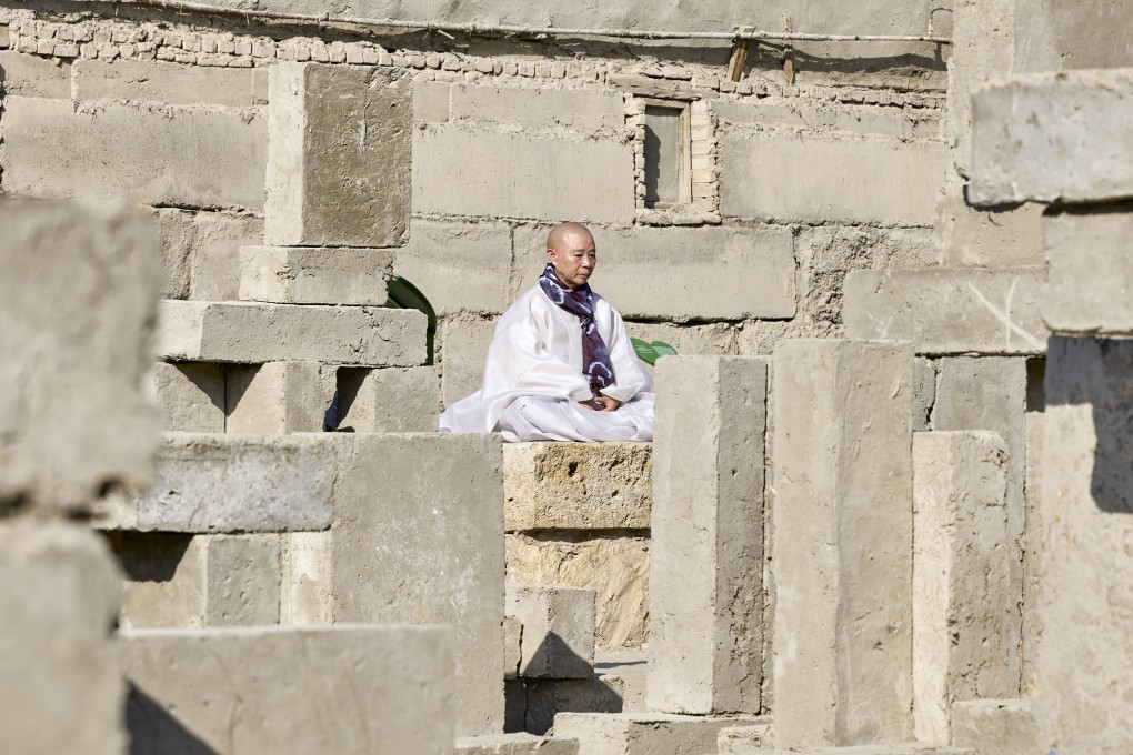 Chef-nun Jeong Kwan at the Bukhara Biennale, in Uzbekistan, as part of a kimchi-fermentation collaboration with the Koryo-saram community. Photo: courtesy Andrey Arekelyan and Uzbekistan Art and Culture Development Foundation (ACDF)