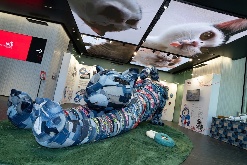 The “Meow‑cation – With Cats, We Connect” exhibition at the Hong Kong Design Centre. Photo: courtesy Hong Kong Design Centre