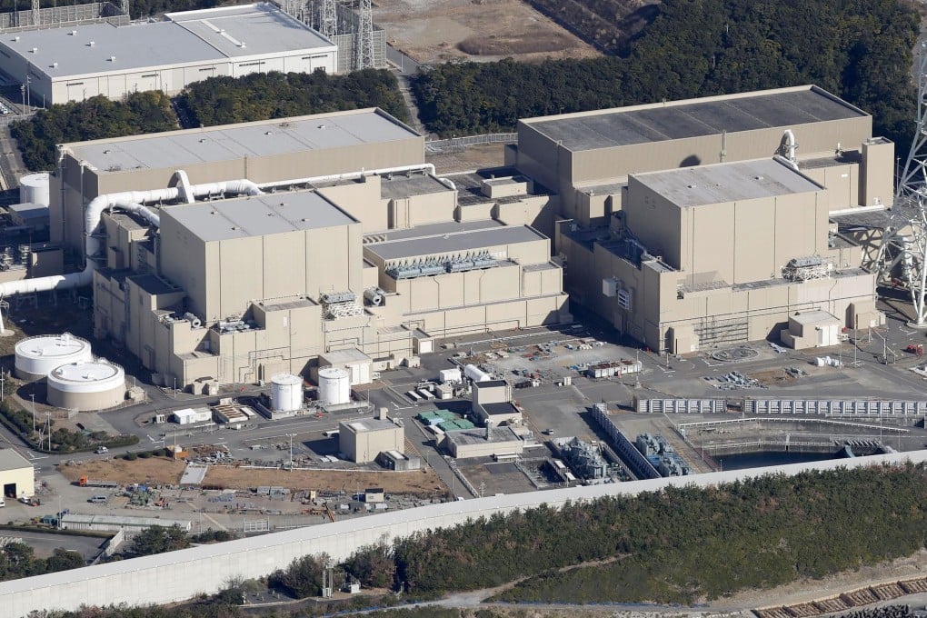 The No 3 (left) and No 4 reactors at Chubu Electric Power’s Hamaoka nuclear power plant in Omaezaki, Shizuoka prefecture. Photo: Kyodo