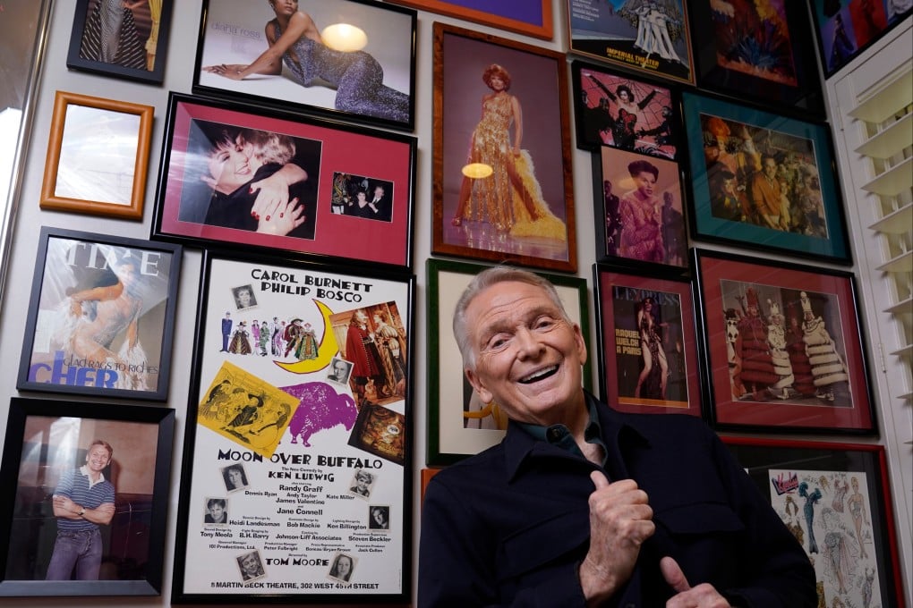 Costume and fashion designer Bob Mackie at his home in Palm Springs, California in 2021. Photo: AP