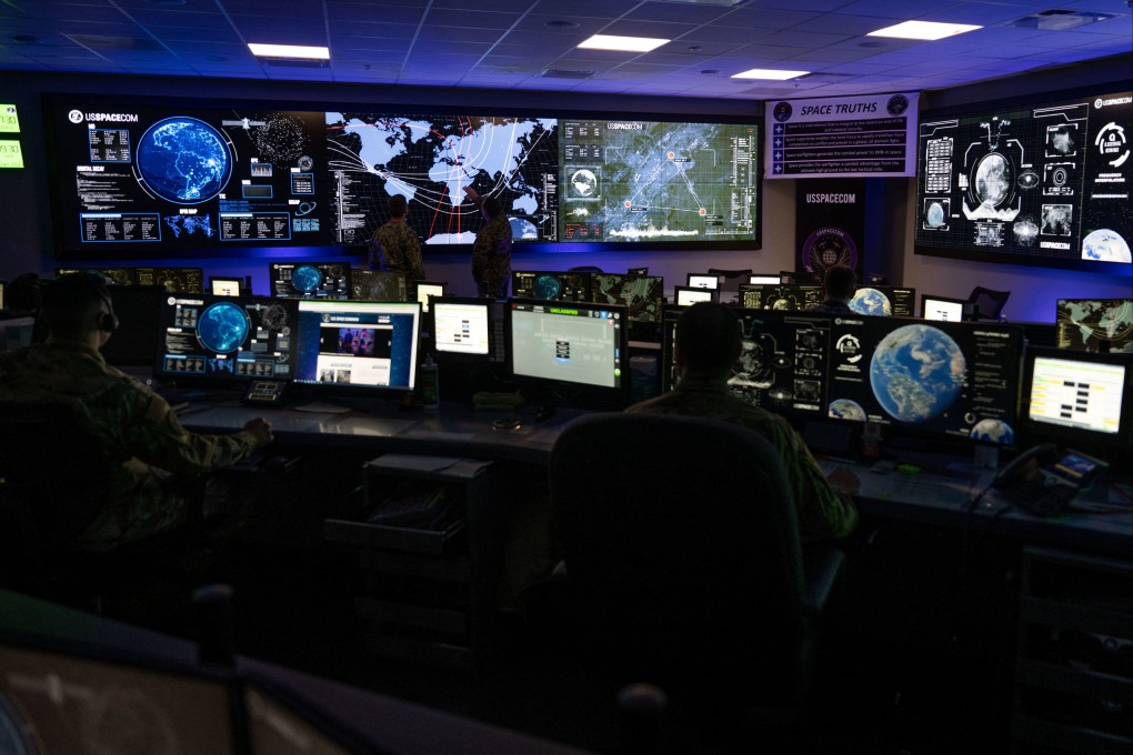 The US Space Command Joint Operations Centre at Peterson Space Force Base in Colorado. Photo: US Space Command via Reuters