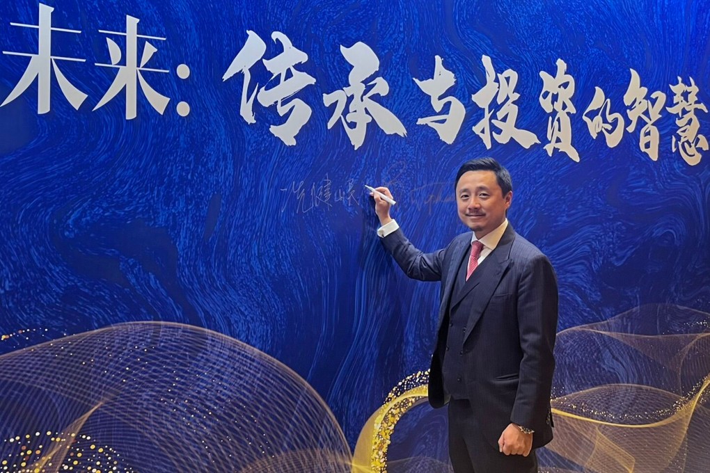 Henry Shin, CEO of Wrise Prestige, poses for a photo during a media briefing in Hong Kong. Photo: Handout