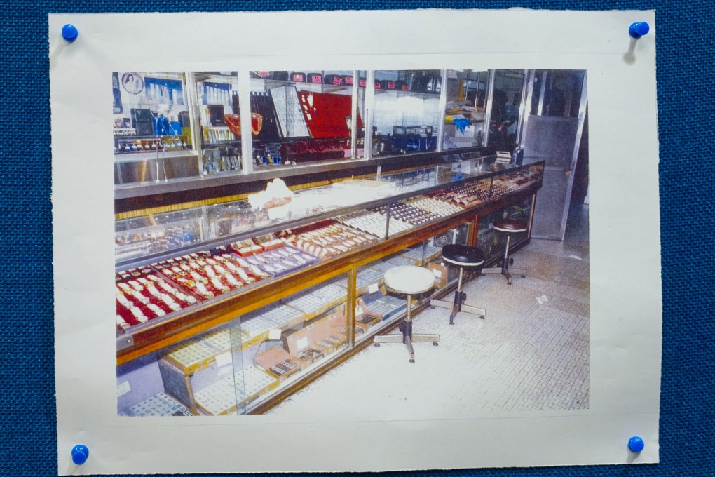 A photo of the second-hand goods shop taken by police and released during an earlier press conference. Photo: Sam Tsang