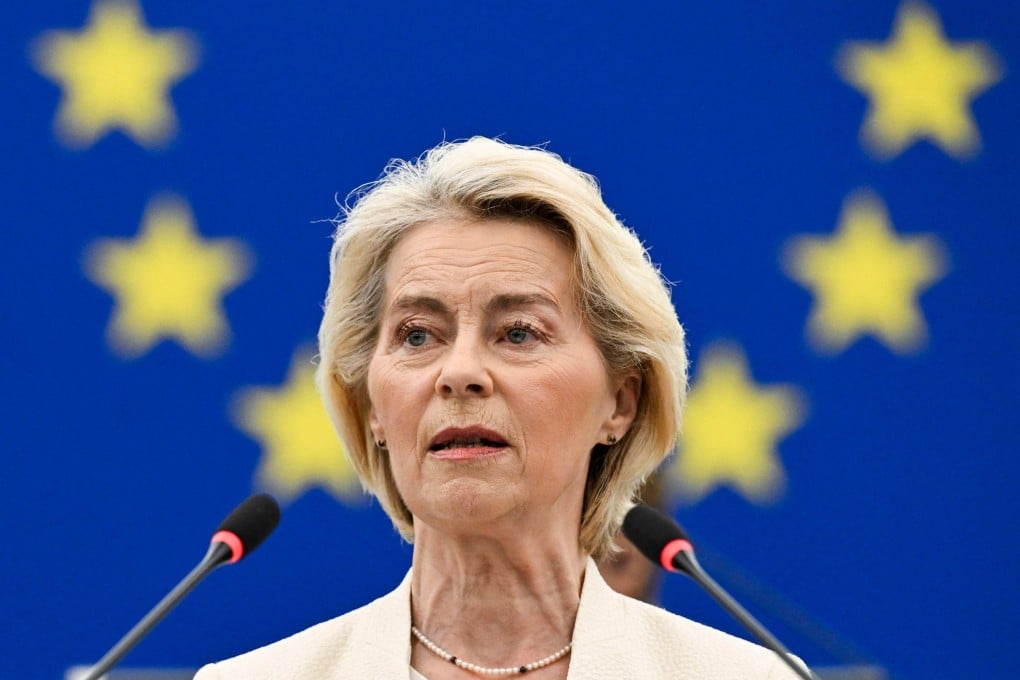 European Commission President Ursula von der Leyen delivers her annual State of the Union address on Wednesday. Photo: AFP