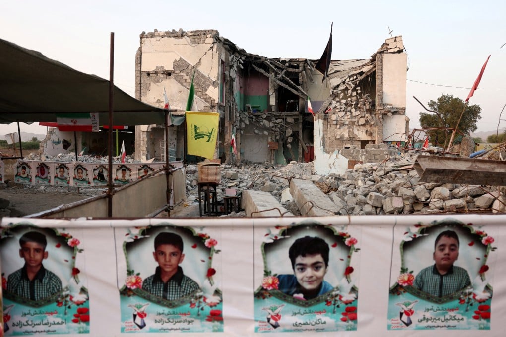 The Minab school in Iran, which was damaged in US strikes on February 28. Photo: WANA via Reuters