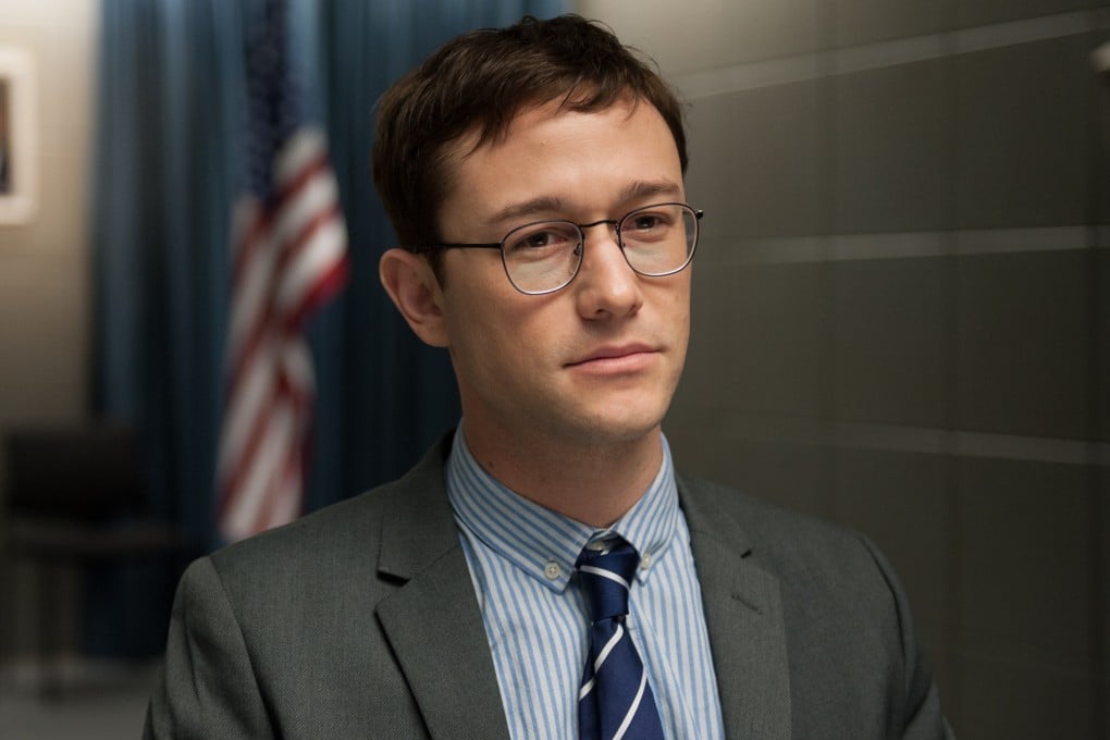 Joseph Gordon-Levitt as NSA analyst turned whistle-blower Edward Snowden in a still from Snowden. Oliver Stone's 2016 film turns 10 this month. Photo: Edko Films
