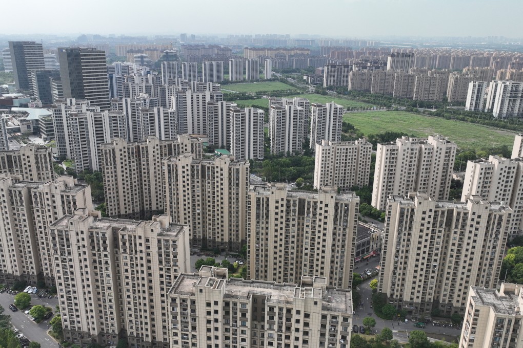 Blocks of flats near the Outer Ring Road in Shanghai’s Baoshan district. Photo: CFOTO/Future Publishing via Getty Images