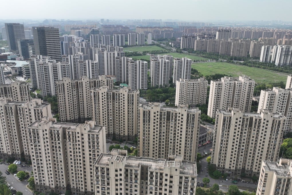 Blocks of flats near the Outer Ring Road in Shanghai’s Baoshan district. Photo: CFOTO/Future Publishing via Getty Images