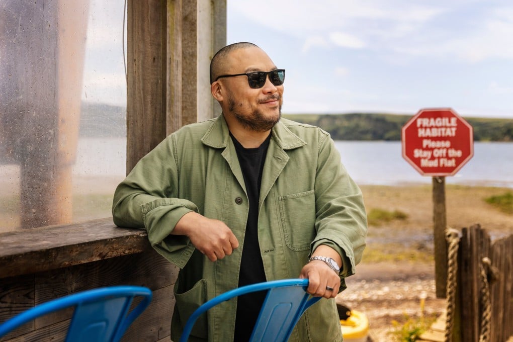 David Chang in a scene from The Detour with David Chang. The new CNN travel show invites viewers on an off-the-map culinary road trip. Photo: CNN via AP