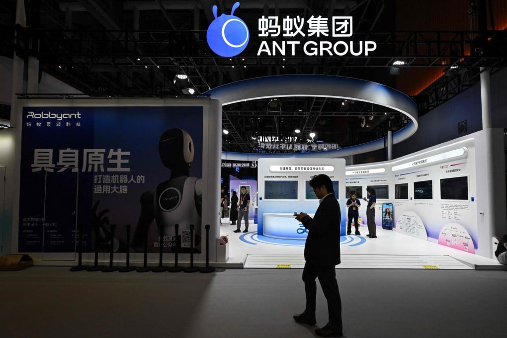 Ant Group’s booth at the China International Fair for Trade in Services in Beijing, September 10, 2026. Photo: AFP