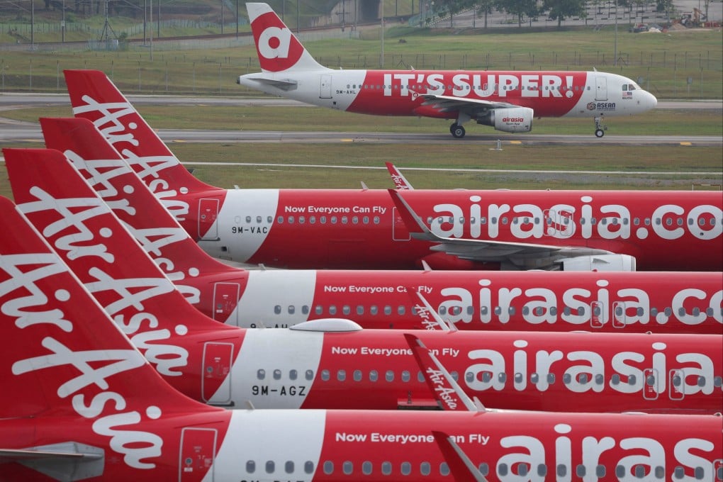 AirAsia planes stand on the tarmac at Kuala Lumpur International Airport in Sepang, Malaysia, in January. Photo: Reuters