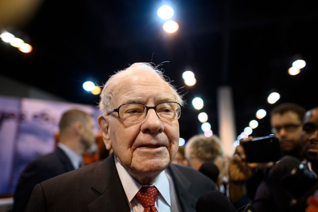 Berkshire Hathaway’s Warren Buffett speaks to the press in Omaha, US, in 2019. Photo: AFP/Getty Images/TNS