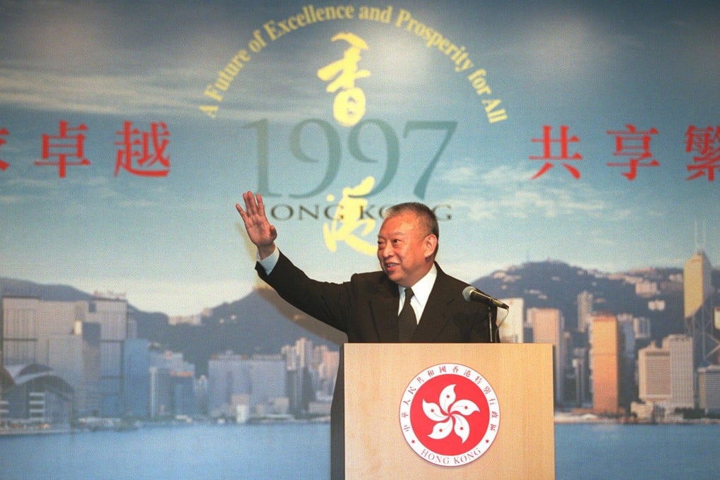 Tung Chee-hwa was the first chief executive of Hong Kong. Photo: C.Y. Yu