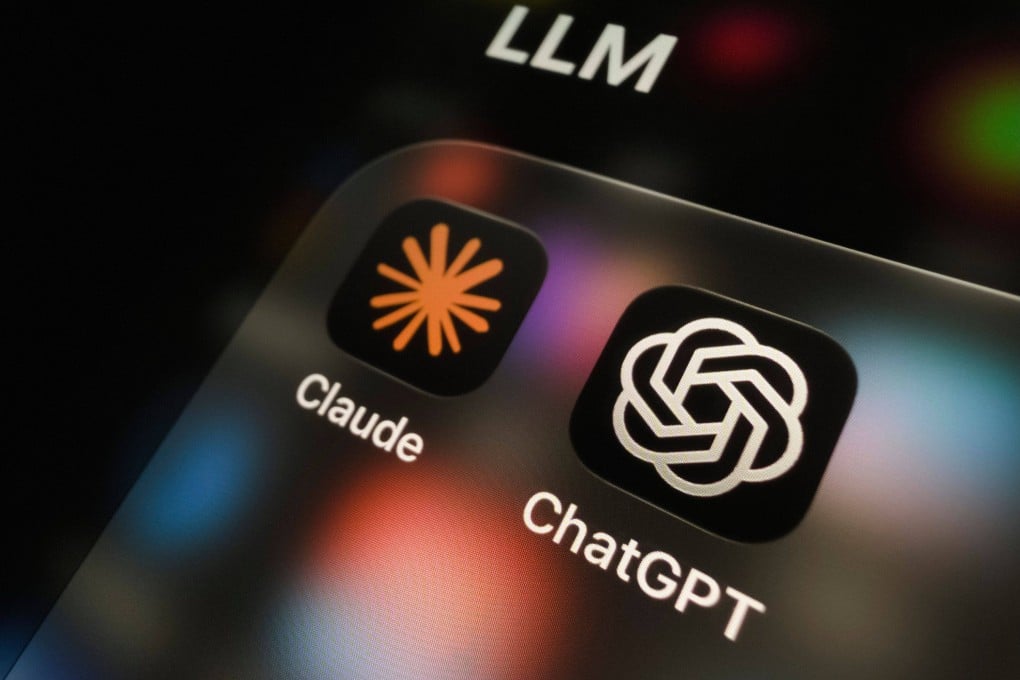 Apps of Anthropic’s Claude and OpenAI’s ChatGPT displayed on an iPhone screen. Photo: dpa