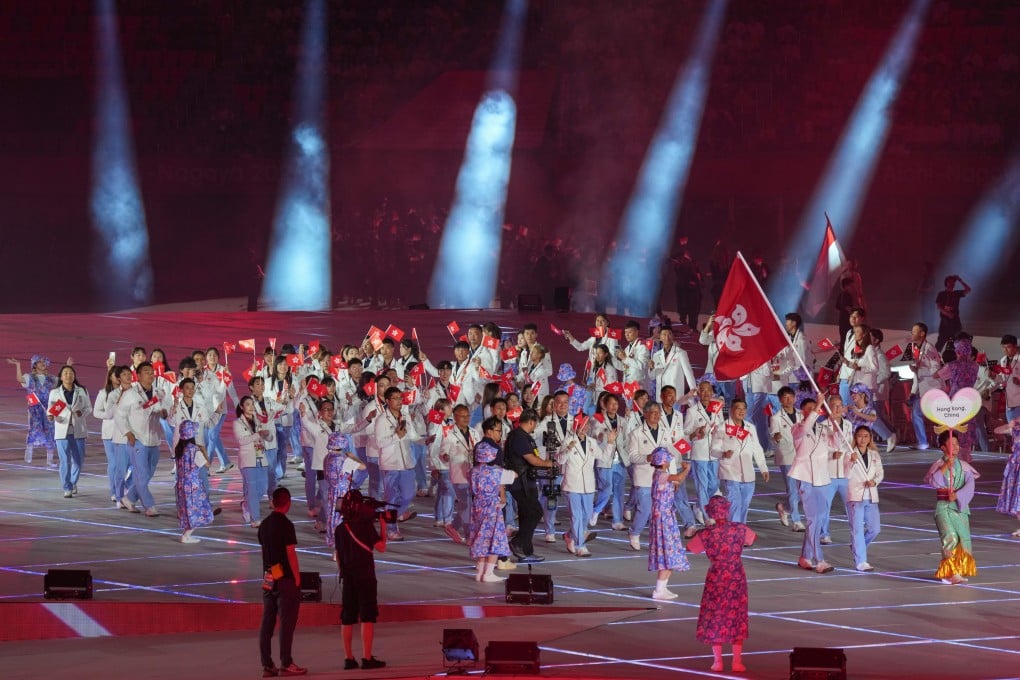 The opening ceremony turned attention to the athletes who will be competing over the next fortnight, including the delegation from Hong Kong. Photo: Robert Ng