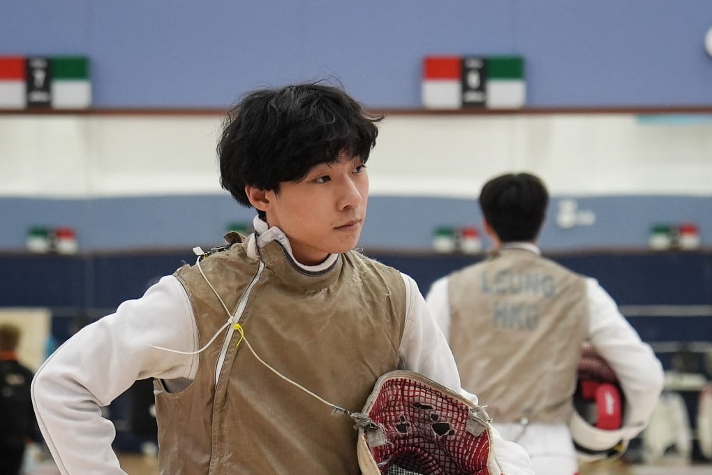 Harris Ho during a Hong Kong fencing press event to preview the Asian Games. Photo: Elson Li