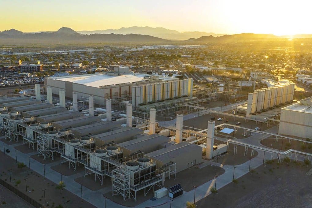 An aerial photo shows a Google data centre in Henderson, Nevada. Photo: TNS