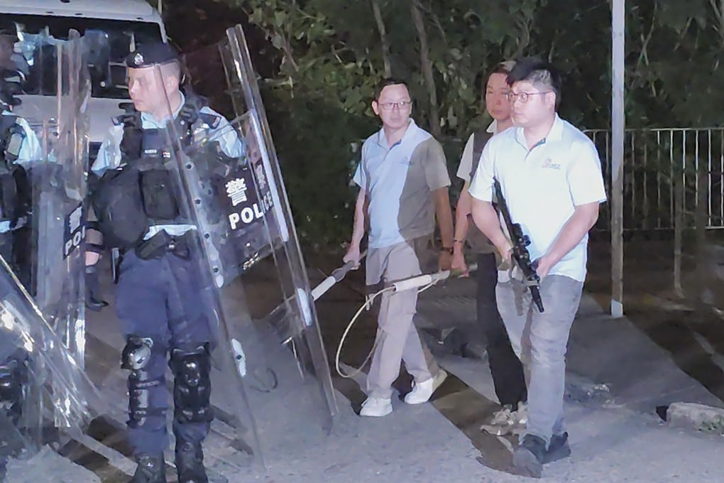 The Agriculture, Fisheries and Conservation Department worked alongside police to capture the dogs. Photo: Handout