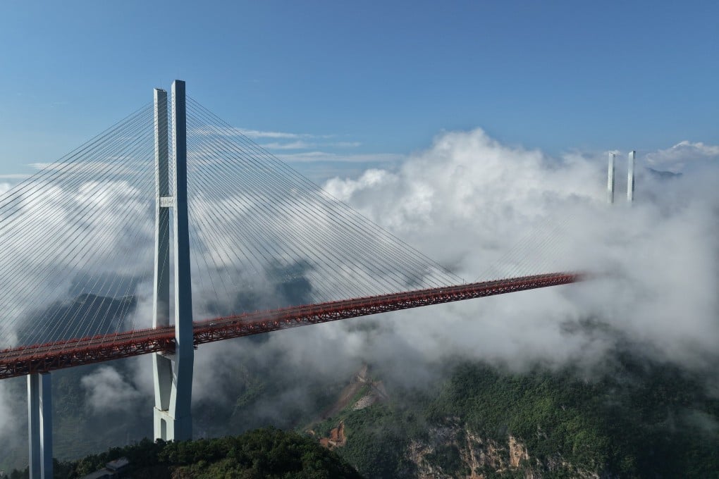 China has more bridges than any other country, including most of the world’s largest, longest and highest suspension structures. Photo: Xinhua