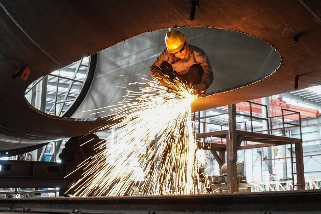 The workshop of a wind power equipment maker at the China-Malaysia Qinzhou Industrial Park in Qinzhou city, Guangxi autonomous region, on September 4. China’s partners must distinguish between genuine imbalances and the productive advantages that offer opportunities for cooperation. Photo: Xinhua