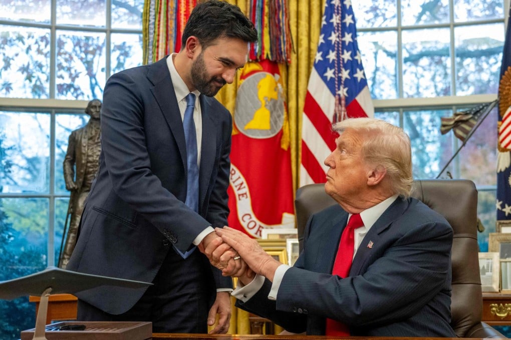 Zohran Mamdani and US President Donald Trump at the White House in November 2025. Photo: AFP