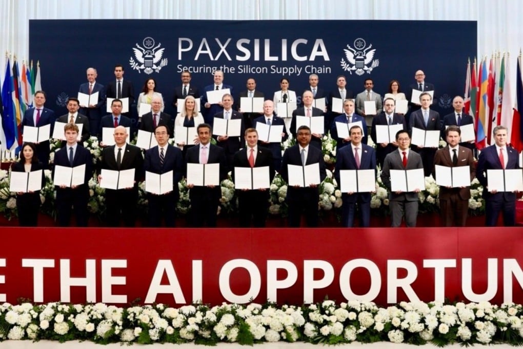 Representatives from Pax Silica signatory countries attend its first summit in Washington in December 2025. Photo: Handout