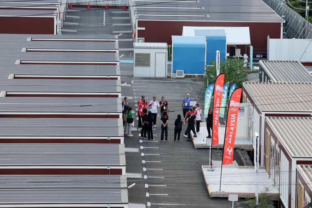Asian Games competitors have been housed in wooden container units as part of the mix of accommodation that make up the "athletes’ village". Photo: Reuters