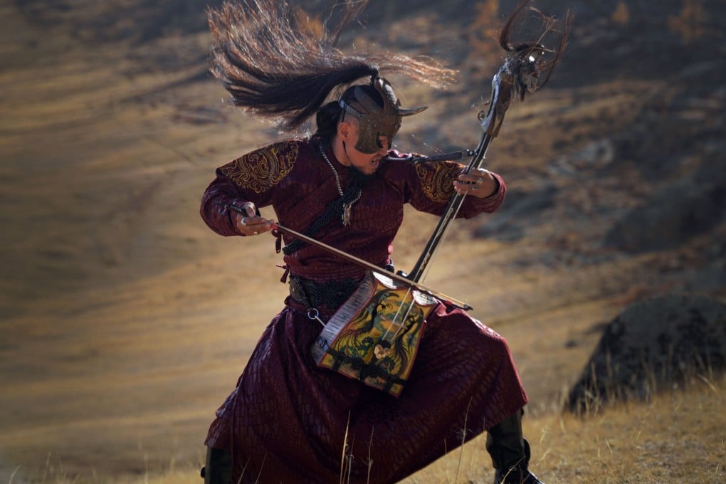 Zorigoo Battsooj of Uuhai, who plays the horsehead fiddle (morin khuur) and performs throat singing. The Mongolian folk metal band will play in Hong Kong as part of the Asia+ Festival on September 23 and 24. Photo: Uuhai