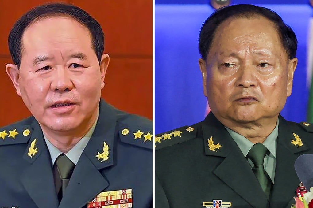 Liu Zhenli (left) and Zhang Youxia, are former members of China's top military authority. Photos: Handout, EPA