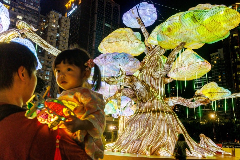 Spectacular lantern installations are displayed as part of the Mid-Autumn Lantern Carnival 2026 at Victoria Park in Causeway Bay, which also features a wide range of performances. Photo: Dickson Lee