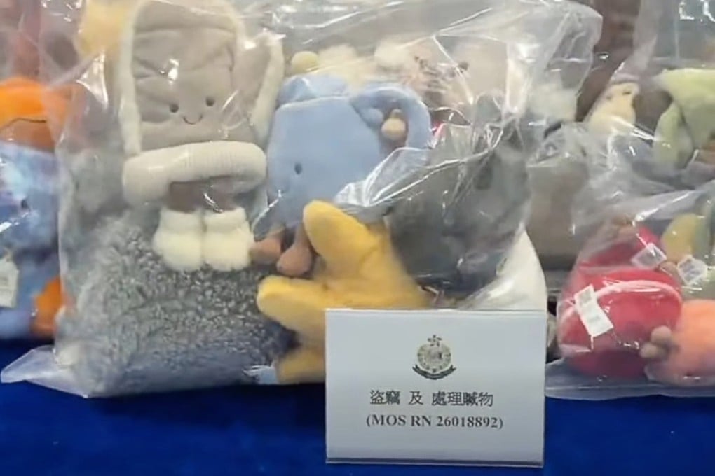 Police display some of the recovered stolen toys. Photo: Handout