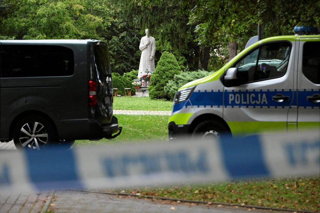 The attack took place at this Catholic abbey in southeastern Poland. Photo: Agencja Wyborcza.pl via Reuters