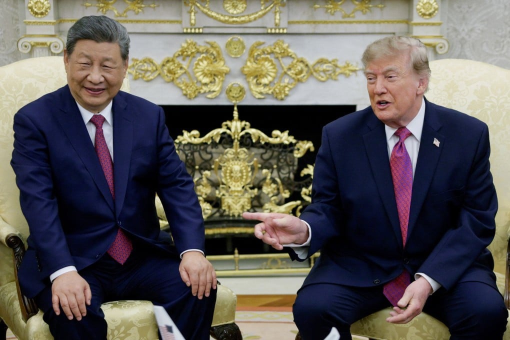 Chinese President Xi Jinping meets his US counterpart Donald Trump in the Oval Office at the White House on September 24. Photo: Reuters