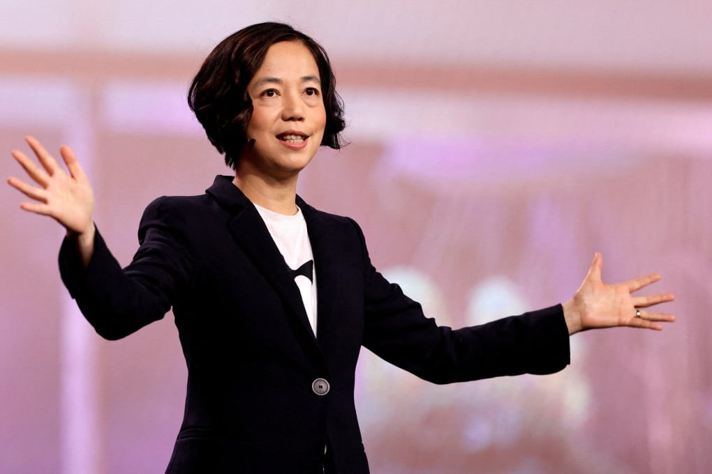 Li Fei-Fei speaks at the CES annual consumer electronics trade show in Las Vegas, Nevada, in January. Photo: Reuters