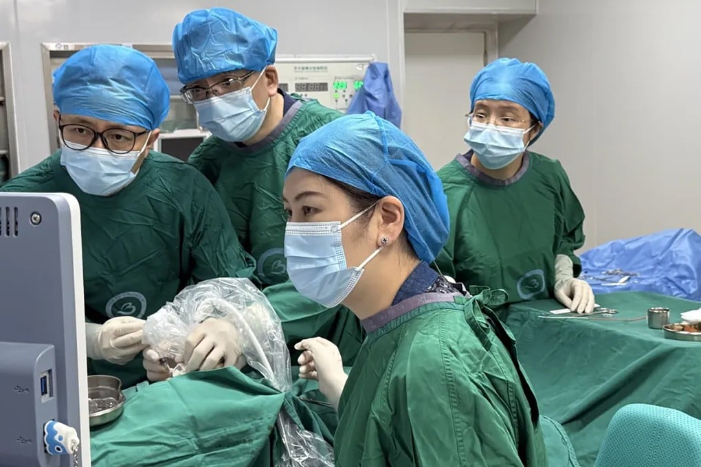 中國醫生為胎兒進行子宮內手術，成功移除肺部腫瘤