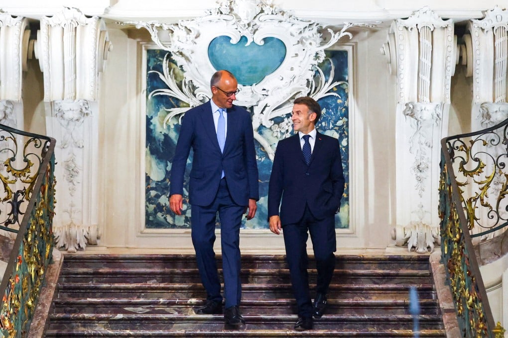 German Chancellor Friedrich Merz (left) and French President Emmanuel Macron have signed a letter proposing the creation of a credible instrument “to allow for decisive and systemic reaction”.
Photo: Reuters