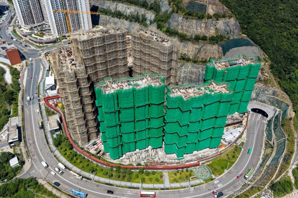 CK Asset will demolish and rebuild three of the six towers of its Anderson Road “starter homes” project in Kwun Tong after it was found that the structures had fewer rebars than needed. Photo: Dickson Lee