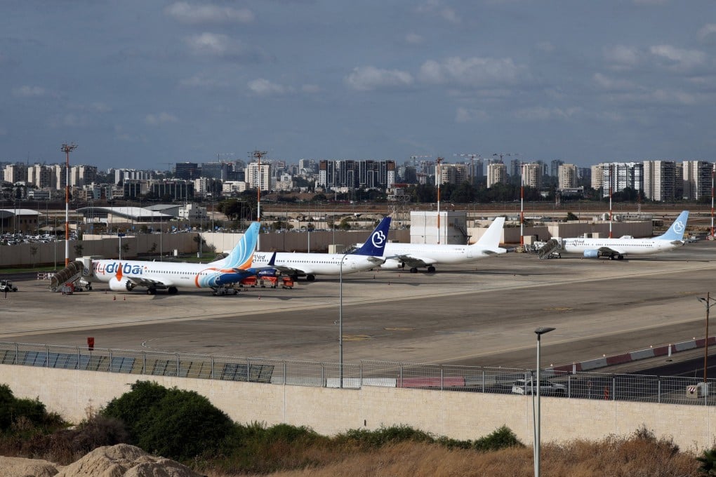 Planes sit on the tarmac at Ben Gurion International Airport in Israel on September 30 after a Flydubai aircraft bound for Israel was diverted to Saudi Arabia. Photo: Reuters
