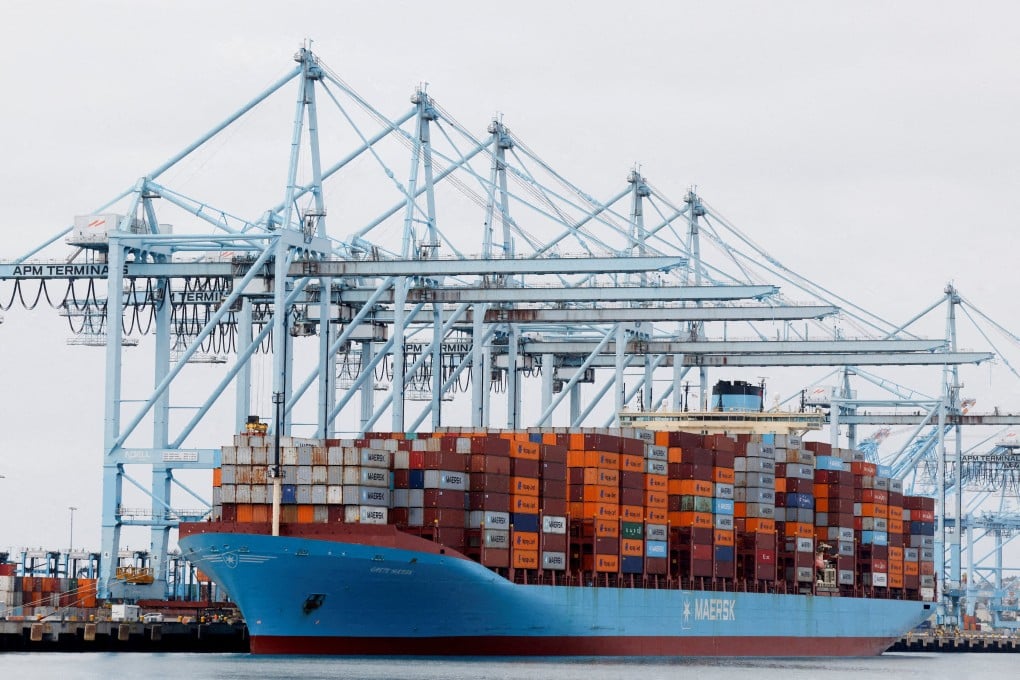 The port of Los Angeles in Long Beach, California, on March 10. Photo: Reuters